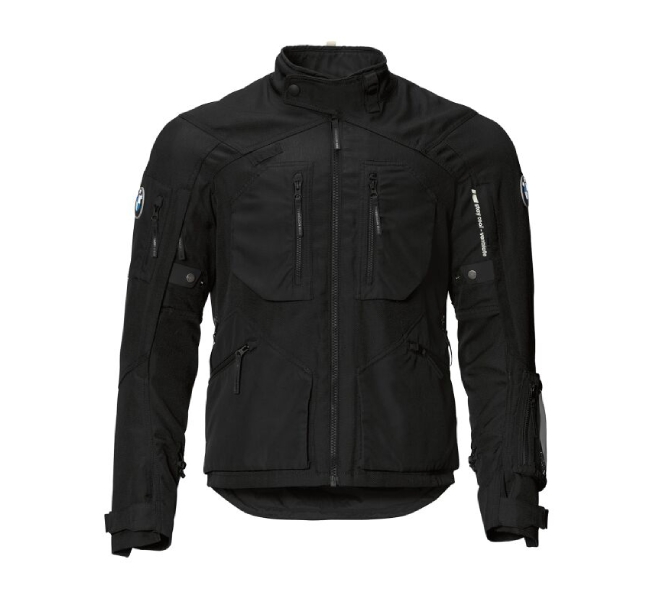 The BMW Motorcycle Jacket GS Rallye GTX Men is a mid-season to summer enduro jacket. It stands out for its efficient ventilation systems and its waterproof outsert.