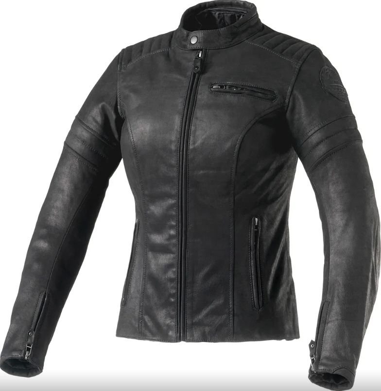 Clover Bullet-Pro Lady Leather Jacket - Kort, tøff MC skinnjakke til damer fra Clover i 